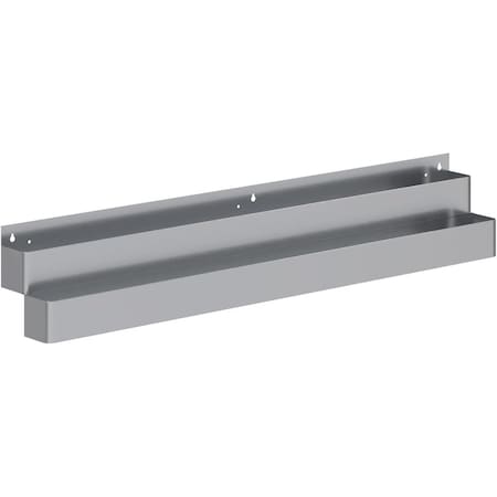 Amgood 60 in. Double Tier Stainless Steel Speed Rail SR-60D-Z