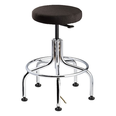 Bevco ESD Tall Fabric Tubular Steel Stool 3610E-F-EB