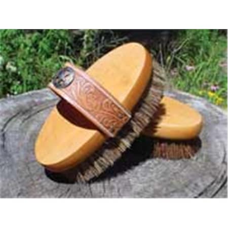 Desert Equestrian Legends Cowboy Union Oval Brus Tan 7.5 Inches - 2256 2253-CUW