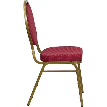 Flash Furniture Hercules Banquet Chair, 17-1/2 in W 21" L 37-3/4" H, Fixed, Fabric Seat FD-C04-ALLGOLD-2804-GG