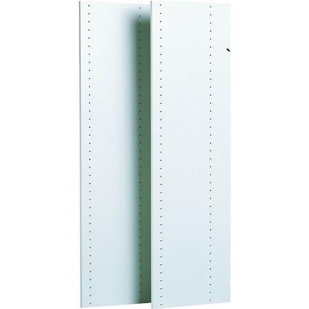 Easy Track Closet Panel, 48 in L, 58 in W, Particleboard, White RV1447