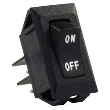Jr Products 12V Labeled On, Off Switch, Black JRP12595