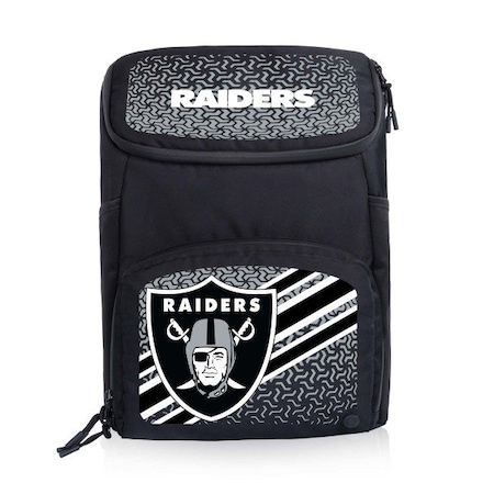 Picnic Time Family Of Brands NFL Las Vegas Raiders - PTX 2.0 Tarana Recycled Backpack Cooler 633-02-179-234-2
