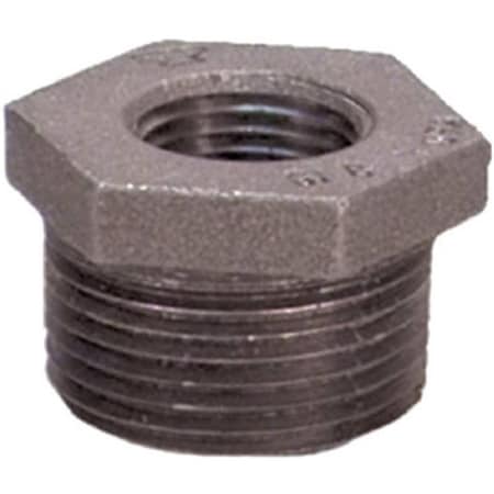 Anvil 8700129359 1 x .75 in. Malleable Iron Pipe Fitting Black Hex Reducing Bushing 230854