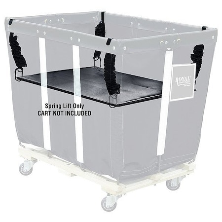 Royal Basket Trucks Spring Lift Kit, Blk G16-KKX-SLN