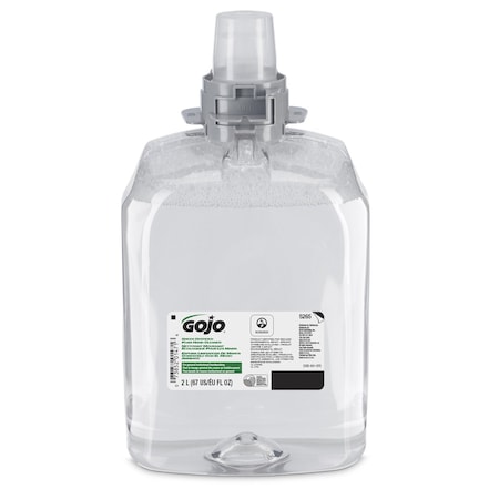 Gojo Hand Soap, Series FMX, 2,000 mL, Foam, Fragrance Free, Requires Dispenser, 2 PK 5265-02
