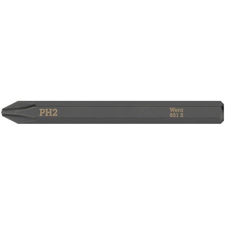 Wera 851 S Phillips bits for impact screwdrivers, PH 3 x 70 mm 5018162001