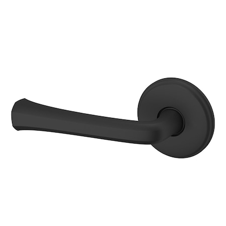 Baldwin Baldwin Preconfigured 5112 Lever with 5075 Rose Left Hand Half Dummy Lock Satin Black Finish 5112190LDM