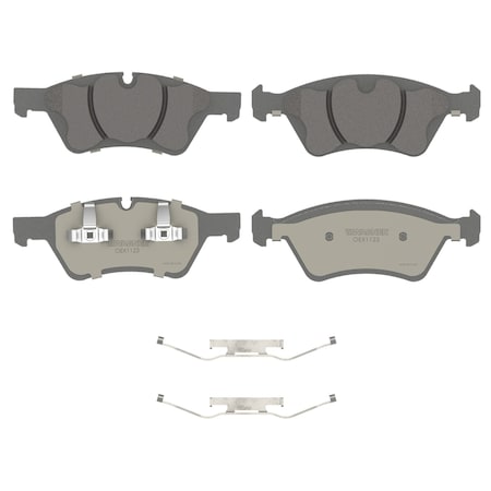 Wagner Brake OEX Front Disc Brake Pad Set Premium Semi - Met, OEX1123