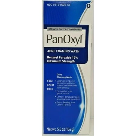 2Seeds 5.5 oz Panoxyl Benzoyl Peroxide 10 Percent Foaming Acne Wash 133608804930