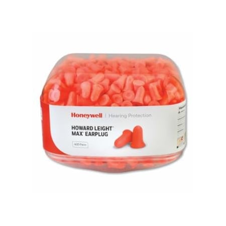 Howard Leight Earplug Dispenser Refills, Canister, Coral, MAXIMUM 154-HL400-MAX-REFILL