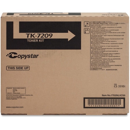 Copystar Genuine OEM 1T02NL0CS0 Black Toner Cartridge 35K YLD TK7209