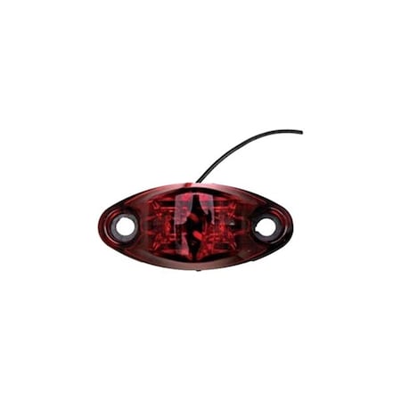 Valterra Valterra Products LED Exterior 2 Diode 1 Wire Marker Light, Red VLPDG52506VP