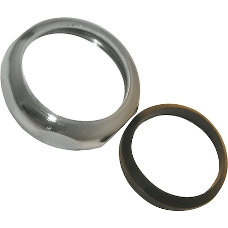 Westlake Pipe & Fittings 1-1/2''x1-1/2'' Chrome Plated Slip Joint Nut & Washer 03-1873