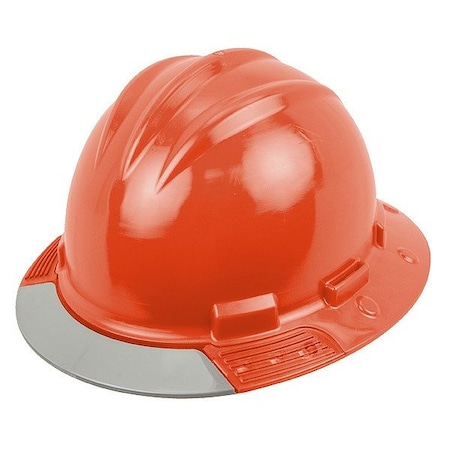 Bullard Hard Hat, Front Brim, AboveView, Orange AVORRG