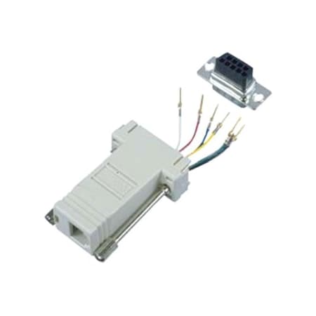 Allen Tel Data Adapter Kit, 9-Pin DB, 6-Conductor ATDB9M-6