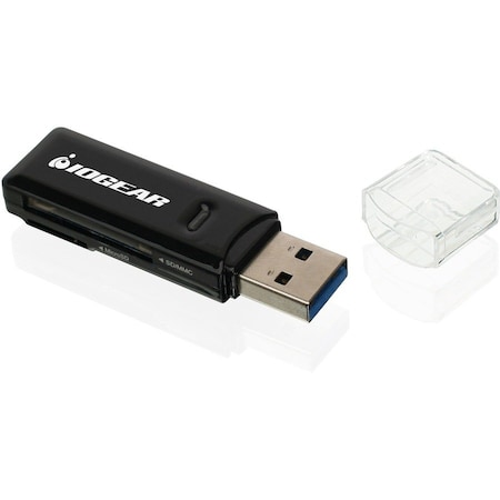 Iogear Compact USB 3.0 SDXC/MicroSDXC Card Reader/Writer GFR305SD