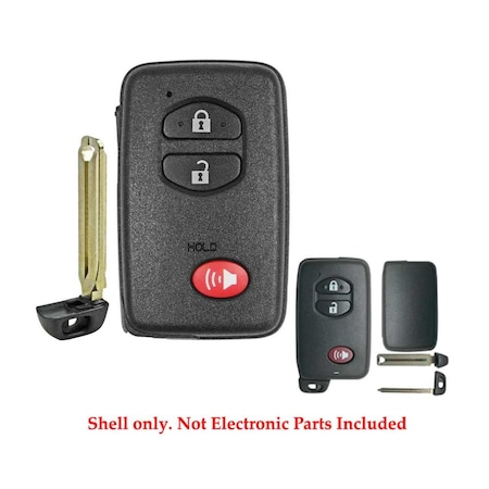 Aks Keys 2007 - 2014 Toyota Smart Prox Key Shell 3B for FCC# HYQ14AAB RS-TOYOTA-02