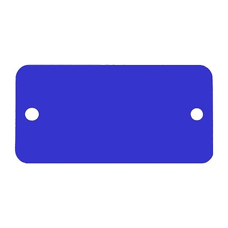 C.H. Hanson Tag, 3inx5in Anod Alum, Blue, PK5 43414