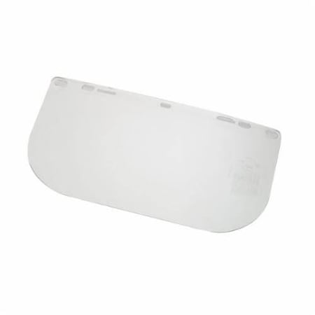 Bouton Optical E Shape Unbounded Face Shield Visor, 8 in H x 15-1/2 in W, PETG, Clear, F10 251-01-5211