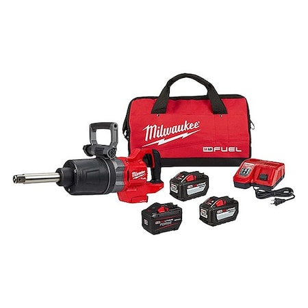 Milwaukee Tool M18 FUEL 1" HTIW+M18 FORGE HD12.0Battery 2869-22HD, 48-11-1813