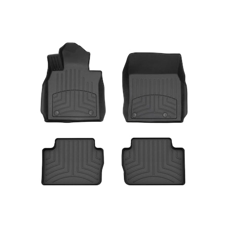 Weathertech Black, Front and Rear FloorLiner HP 441536-1-2IM