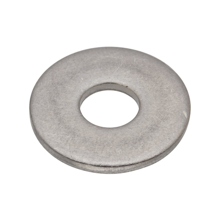 Zoro Select Flat Washer, For Screw Size #6 , Stainless Steel Plain Finish, 25 PK WASB#6R316