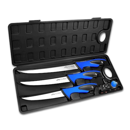 Outdoor Edge Cutlery REELFLEX PAK, 5 Piece Fillet Knife Set RFP-6