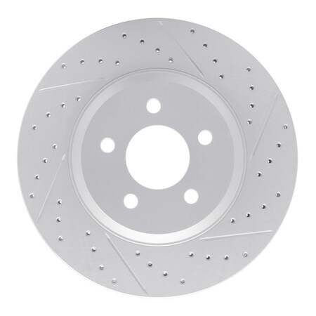 Dynamic Friction Co DFC Geoperformance Rotor - Drilled and Slotted 830-54057R