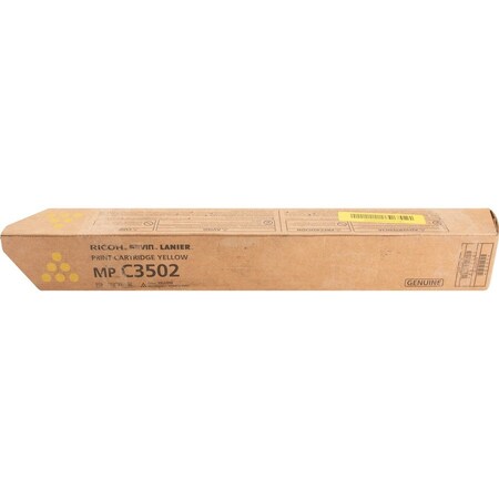 Ricoh RICOH YELLOW TONER CARTRIDGE FOR USE IN AFICIO MPC3002 MPC3502 MPC3002 ESTIMATED 841736