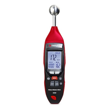 Triplett Moisture Meter, LCD with Backlight MS500