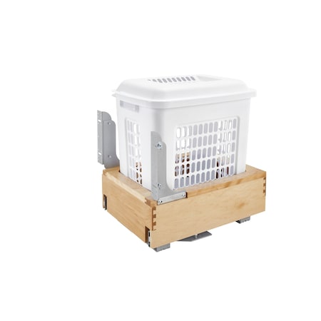 Rev-A-Shelf Maple Wood; Steel, Maple, 14.25 in W, 21 in H, 19.75 in D 4WH-RM-15DM-1