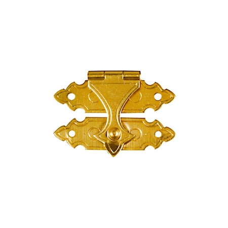 National Hardware V1840 Series Door Catch, Brass, Solid Brass, Surface Mounting, 2PK N211-946