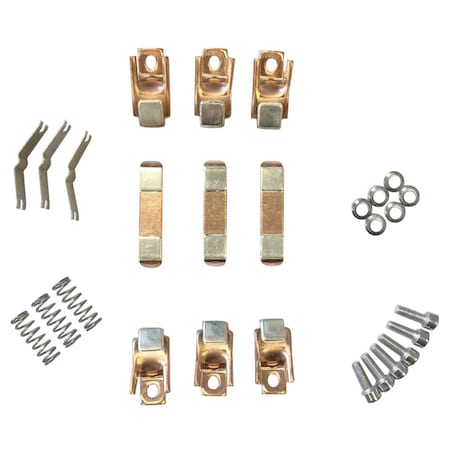 Brah Electric , Direct Replacement 3P 120A EH Series Contact Kit EHCK100-3 BEHCK100-3