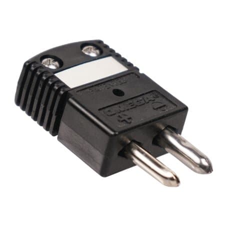 Omega Std Plug, Type J, Blk, Iron; Constantan OSTW-J-M