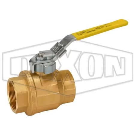 Dixon FBLV Imported Ball Valve, 1-1/2 in Nominal, FNPT End Style, Full Port, PTFE Seat/Seal/Thrust Washer FBVL150