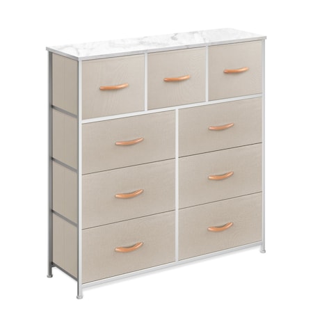 Homeroots 39in Beige Standard Accent Cabinet With One Shelf 470363