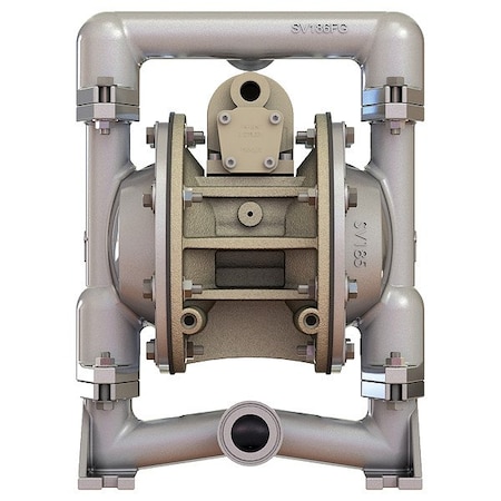 Versa-Matic AODDPump, 3/8inNPT, Santoprene, 49gpm E1SJYX559C-FP-ATEX