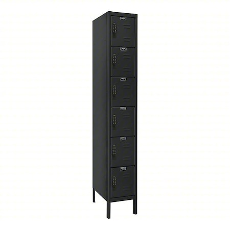 Hallowell Locker, 12 in W, 15 in D, 12 in H UEL1258-6A-ME