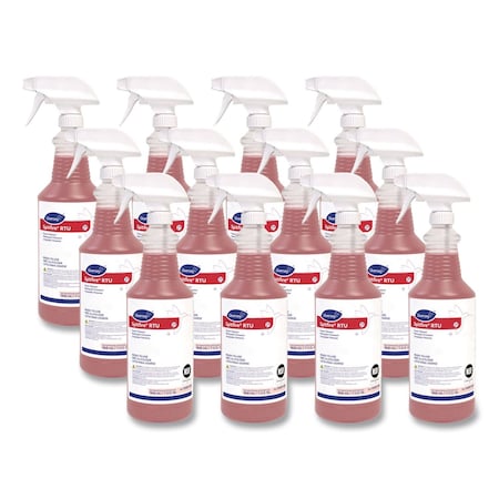 Diversey Spitfire Power Cleaner, Liquid, Fresh Pine Scent, 32 oz Bottle, PK12 95891789