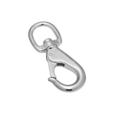 National Hardware 3102BC Series Snap Hook, 125 lb Working Load, Zinc, Nickel N222-836