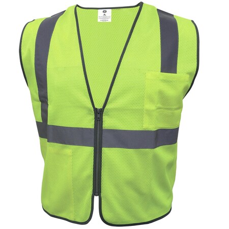 General Electric Reflective Safety Vest Green XL GV076GXL