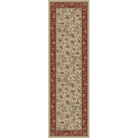 Homeric 9 ft. 3 in. x 12 ft. 6 in. Ankara Floral Garden Ivory HO216889