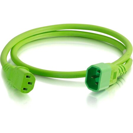 C2G 10Ft C14 To C13 14/3 Sjt Green 17567