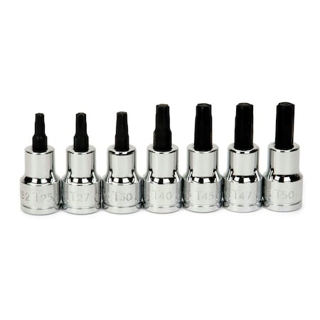 Williams Williams 3/8" Drive Socket Set, Torx(R), 7pcs JHW31910