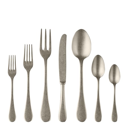 Mepra Vintage Pewter Flatware Set - 32 Pieces - Champagne 1095VI22032