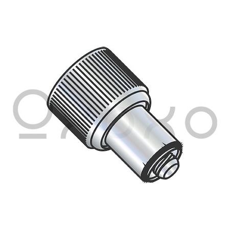 Oxoxo 832X.280X.036 Retractable Captive Panel Fastener Press In Style Natural Finish, 20PK 196468