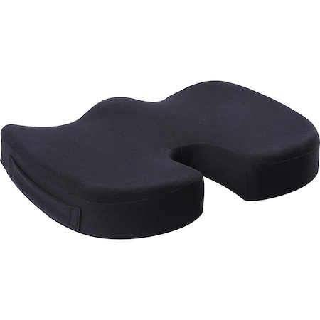 Lorell Butterfly-Shaped Seat Cushion, 17.5" x 15.5", Black LLR18307