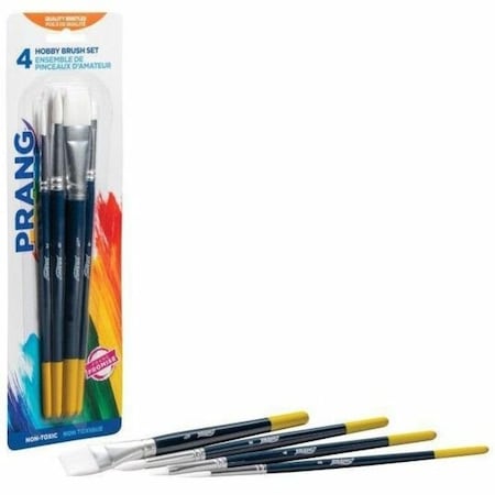 Prang Hobby Paint Brush Set, Assorted Sizes, 24PK X94006