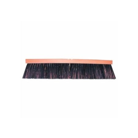 Magnolia Brush Heavy-Duty Street Brooms, 24 in Hardwood Block, 4 1/4 in Trim L, Blue Plastic 455-6424-A